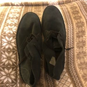 J. Crew Suede Chukka boots, Rubber soles.